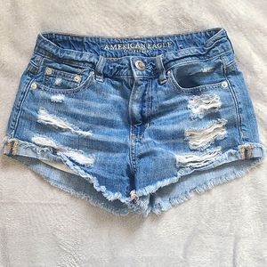 American Eagle Tomgirl Shortie Shorts